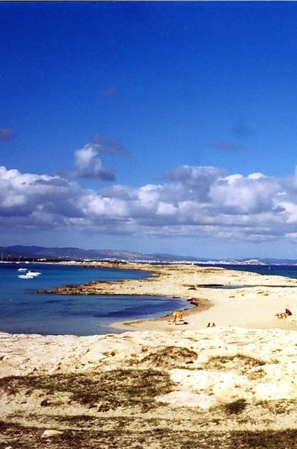 La playa de Ses Illetes en Formentera. 