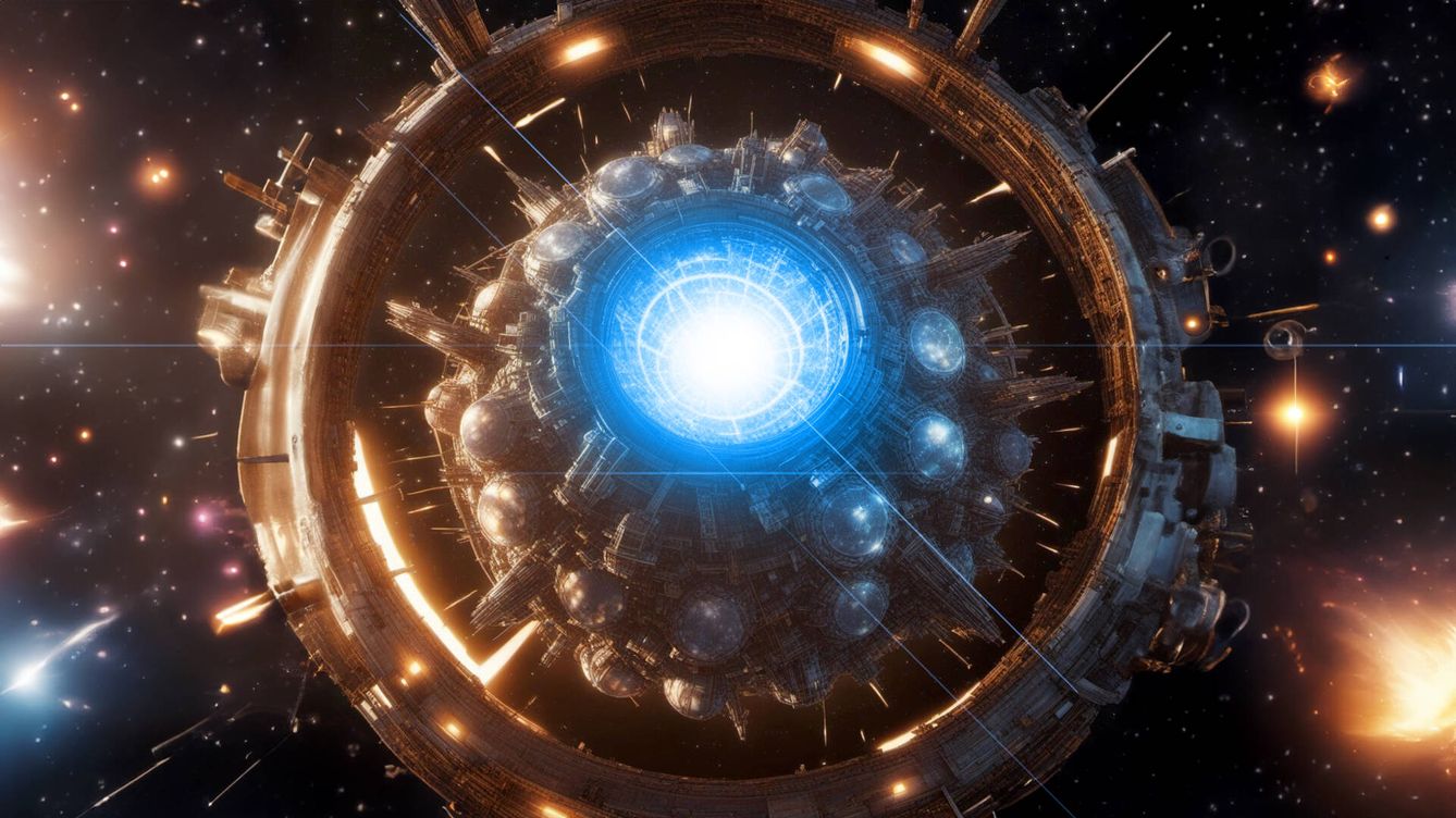 Foto: Concepto de motor estelar realizado por una inteligencia artificial. (SDXL/IA/Novaceno)
