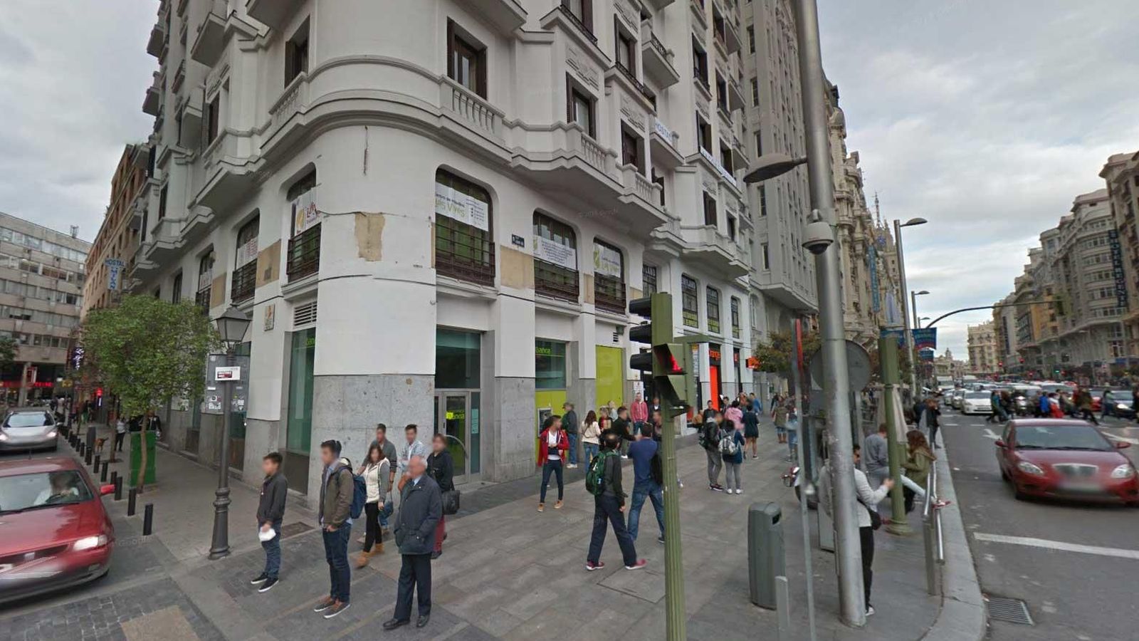 Foto: Imagen de la oficina de Bankia en Gran Vía, 44. (Google Maps)