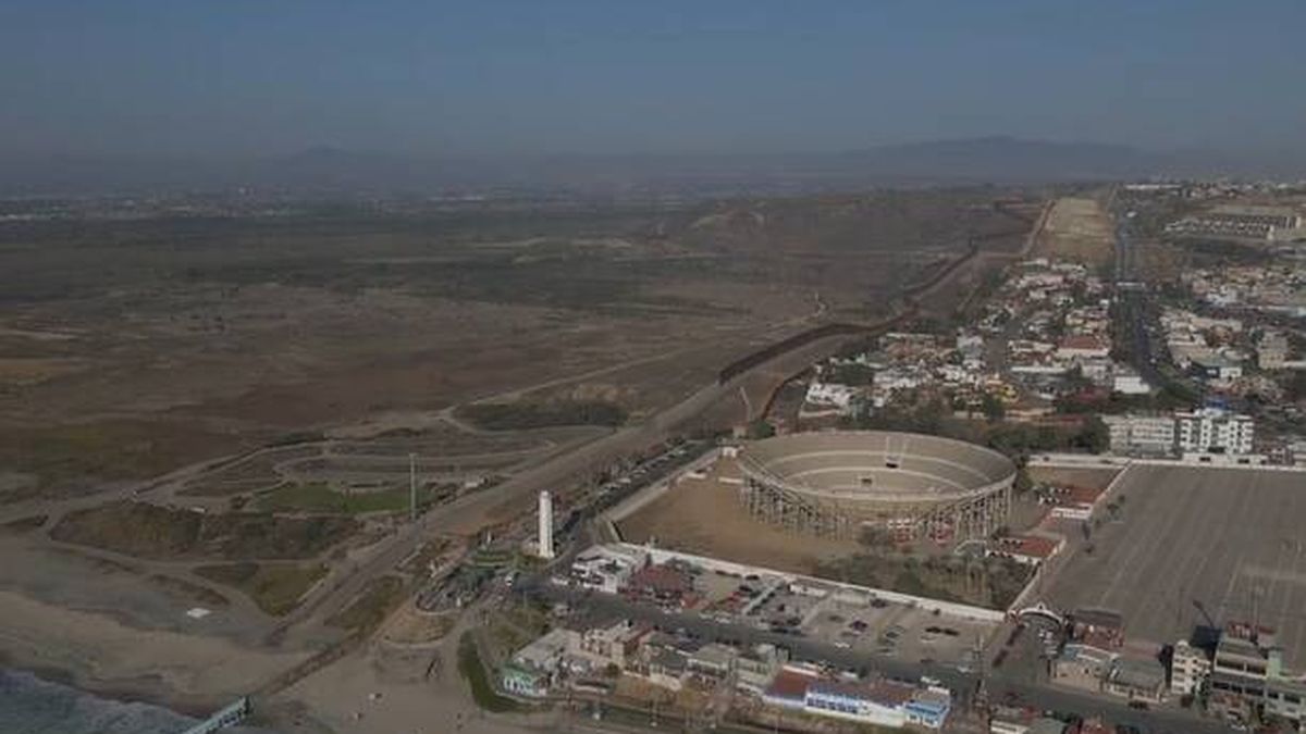 Así es la sorprendente imagen de la frontera entre México y Estados Unidos captada por un dron