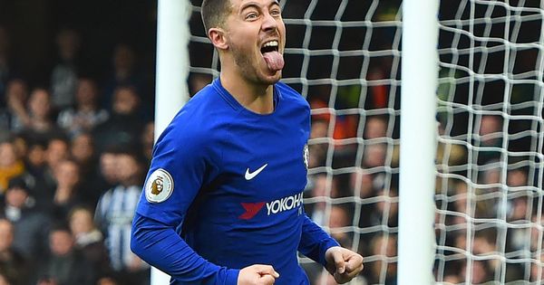 Foto: Hazard celebra un gol marcado con el Chelsea. (EFE)