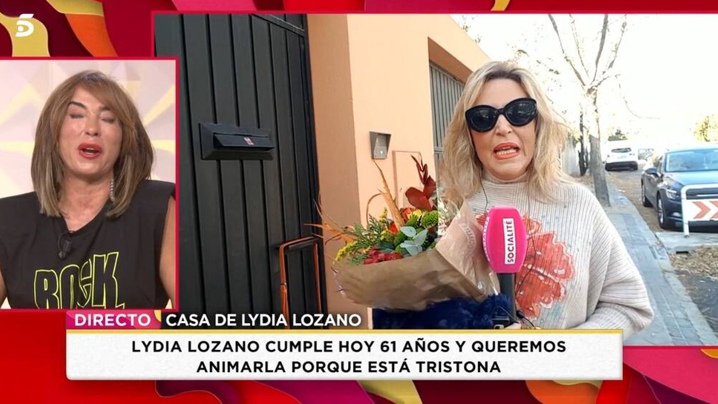 Patiño y Lozano, emocionadas en 'Socialité'. (Telecinco).