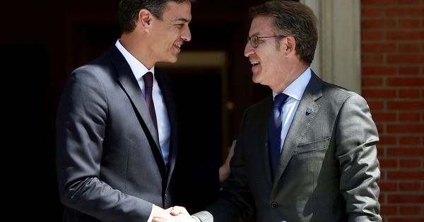 Foto: Pedro sánchez y Alberto Núñez Feijóo. (EFE)