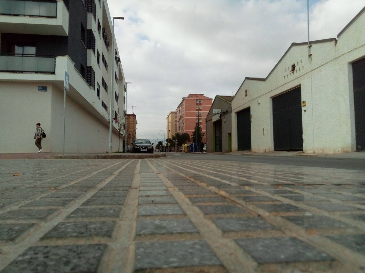 Foto: Vista de la calle Reboul de Málaga, donde se han producido algunos de los incidentes más graves. (P.D.A.)