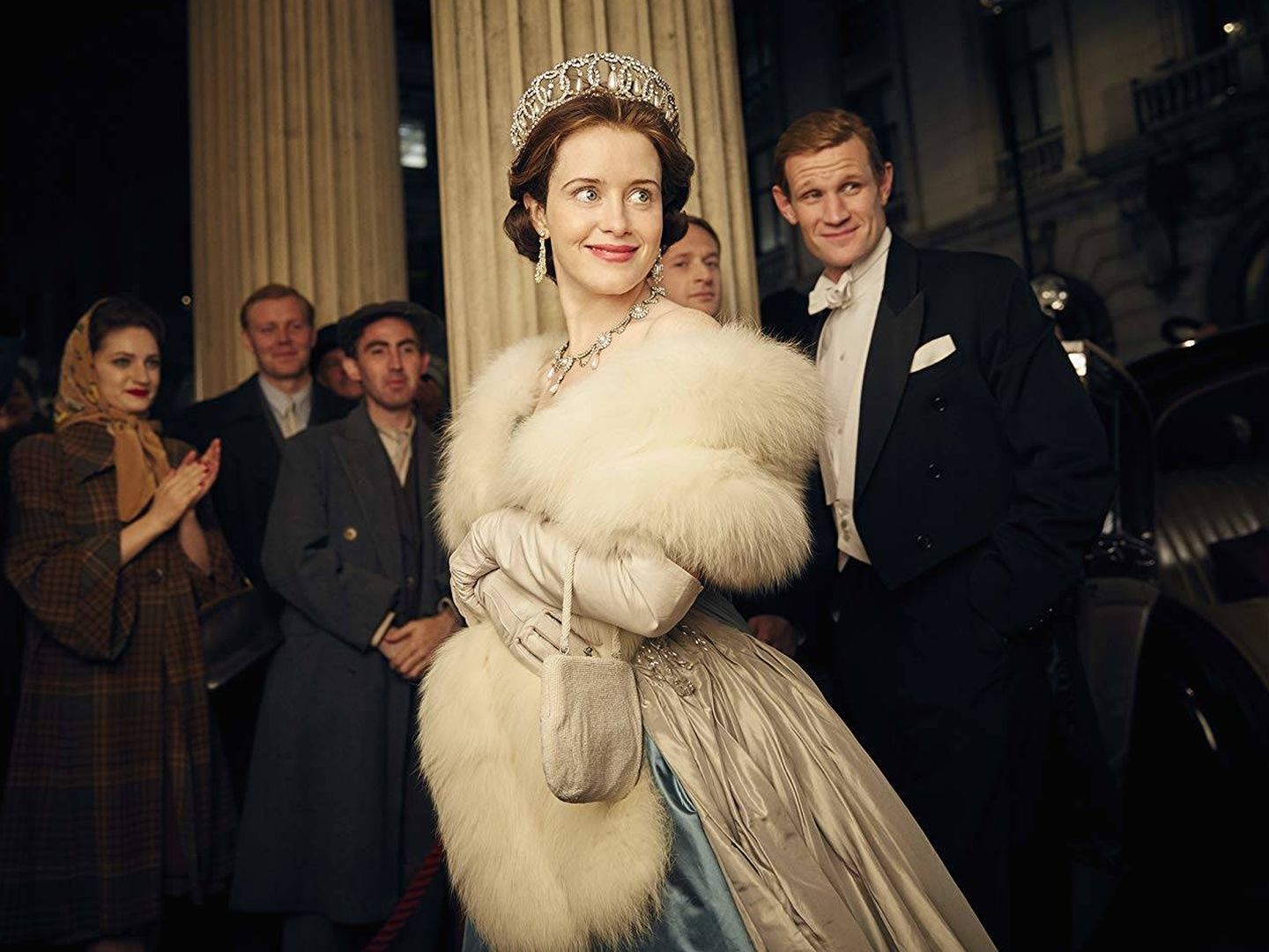 Claire Foy, como Isabel II de Inglaterra en 'The Crown'. (Netflix)