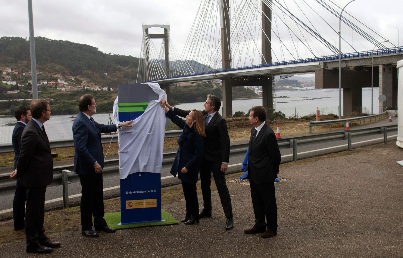 Inauguración de la ampliación del puente de Rande. (EFE)