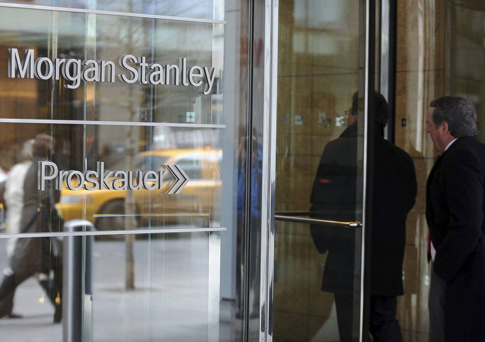 Foto: Vista de una sucursal bancaria Morgan Stanley, en Nueva York. (EFE)