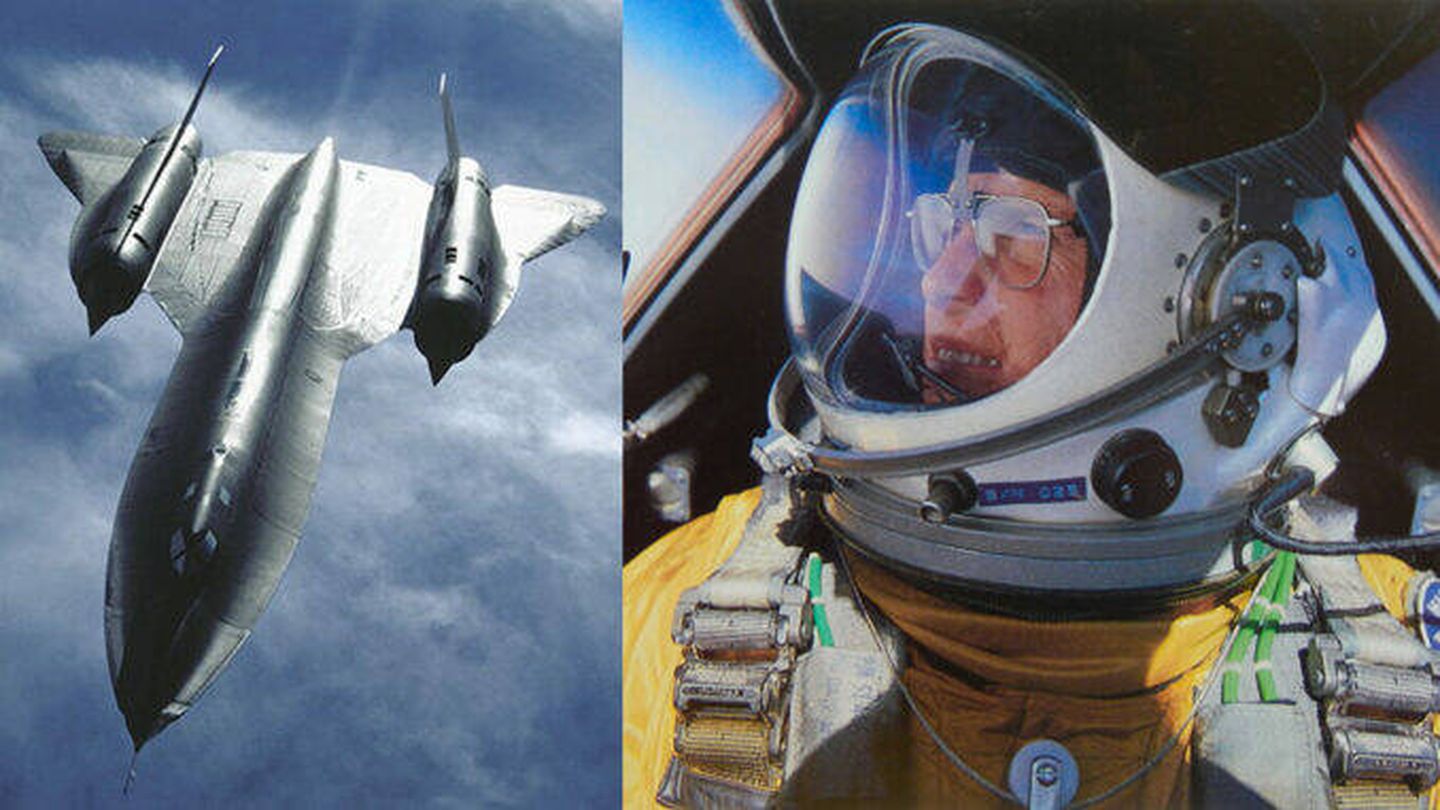 Brian Shul pilotando el SR-71.