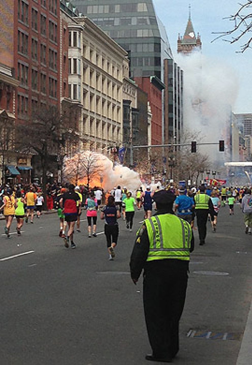 Foto: Una de las bombas de Boston estaba colocada en un olla exprés con clavos y rodamientos