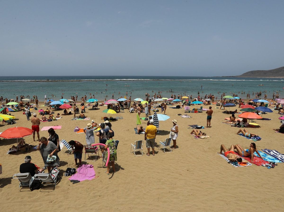 Foto: Playa de Las Canteras, en Las Palmas de Gran Canaria. (EFE)