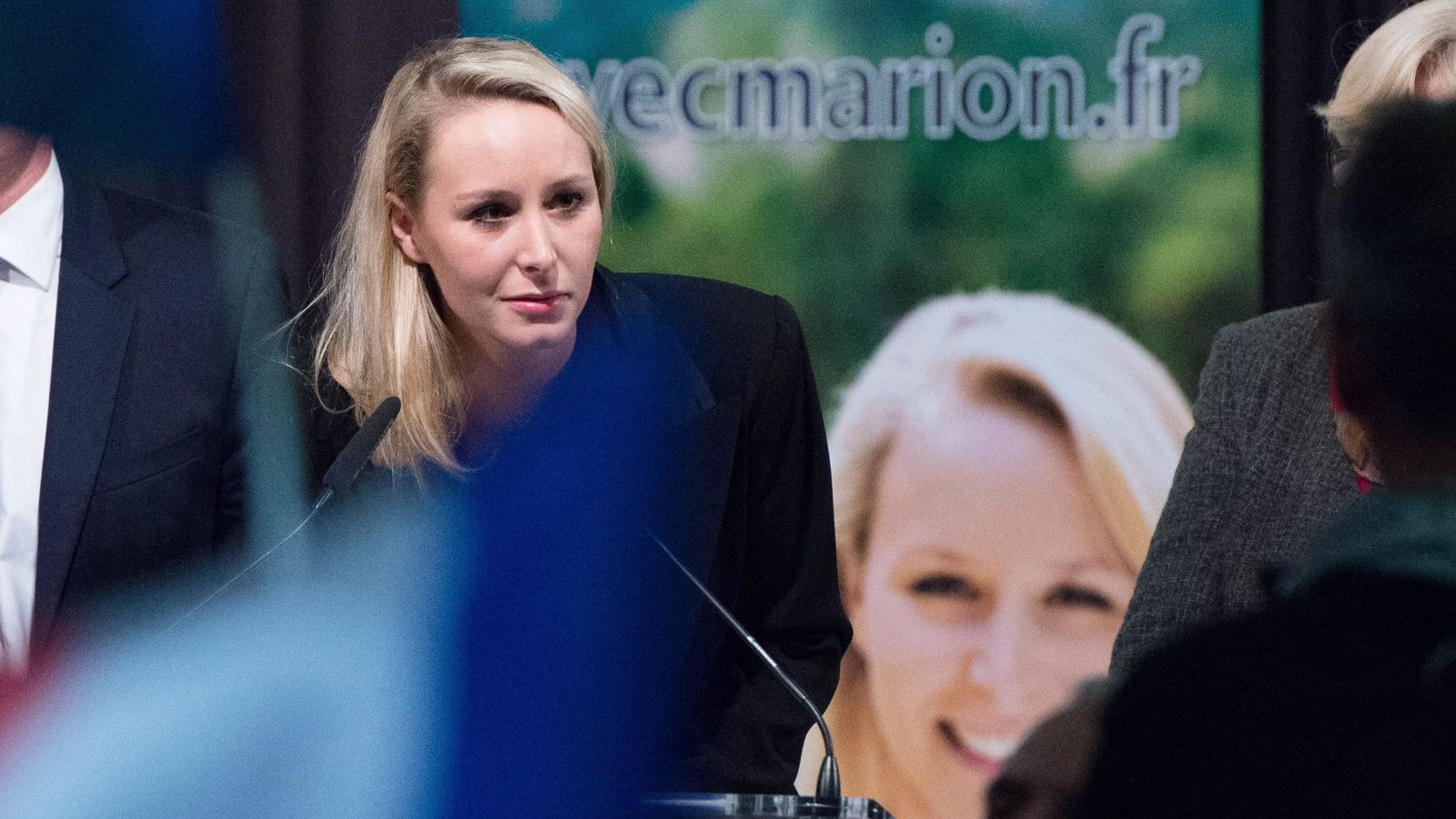 Foto: Marion Marechal Le Pen, candidata del FN y sobrina de Marine Le Pen, valora los resultados. (Reuters)