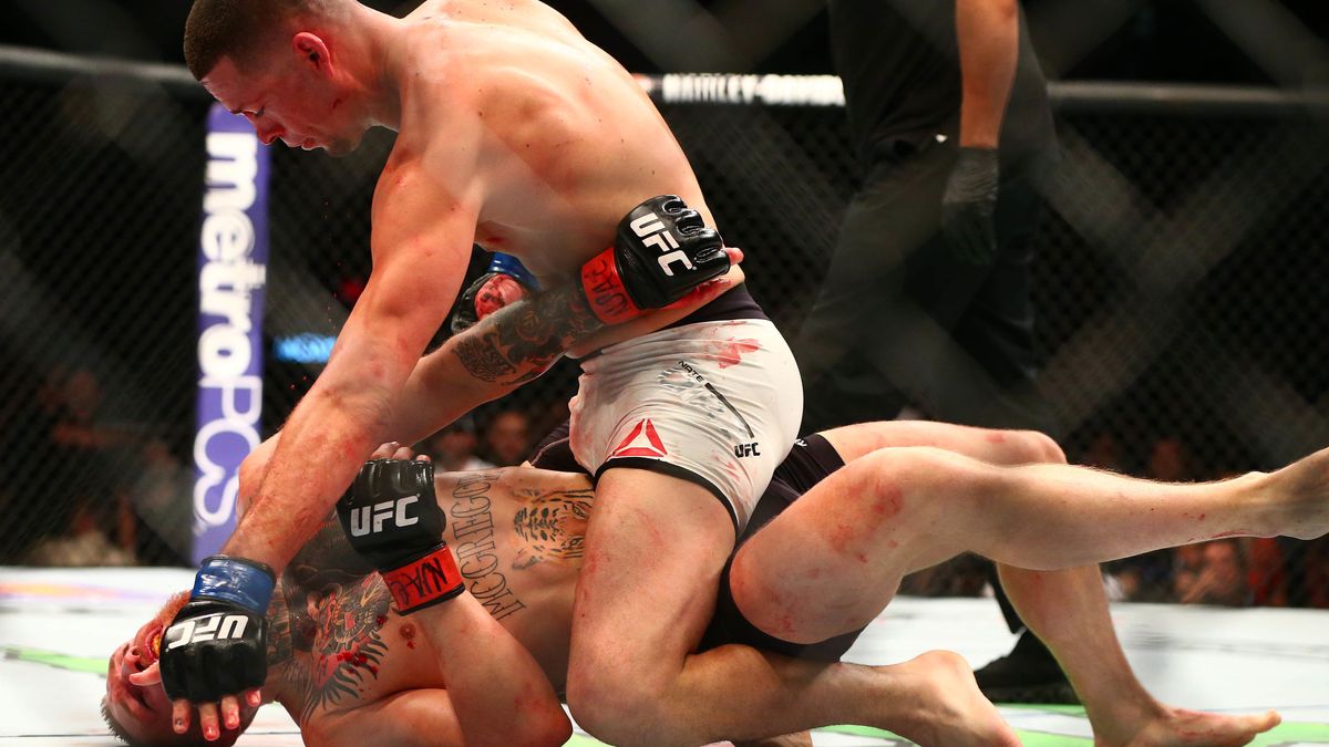 Nate Diaz da la sorpresa en la UFC y se carga al invencible Conor McGregor