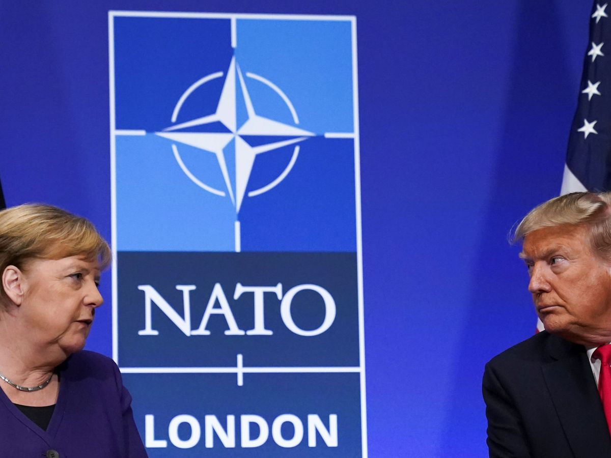 Foto: La canciller de Alemania, Angela Merkel, y el presidente de EEUU, Donald Trump. (Reuters)