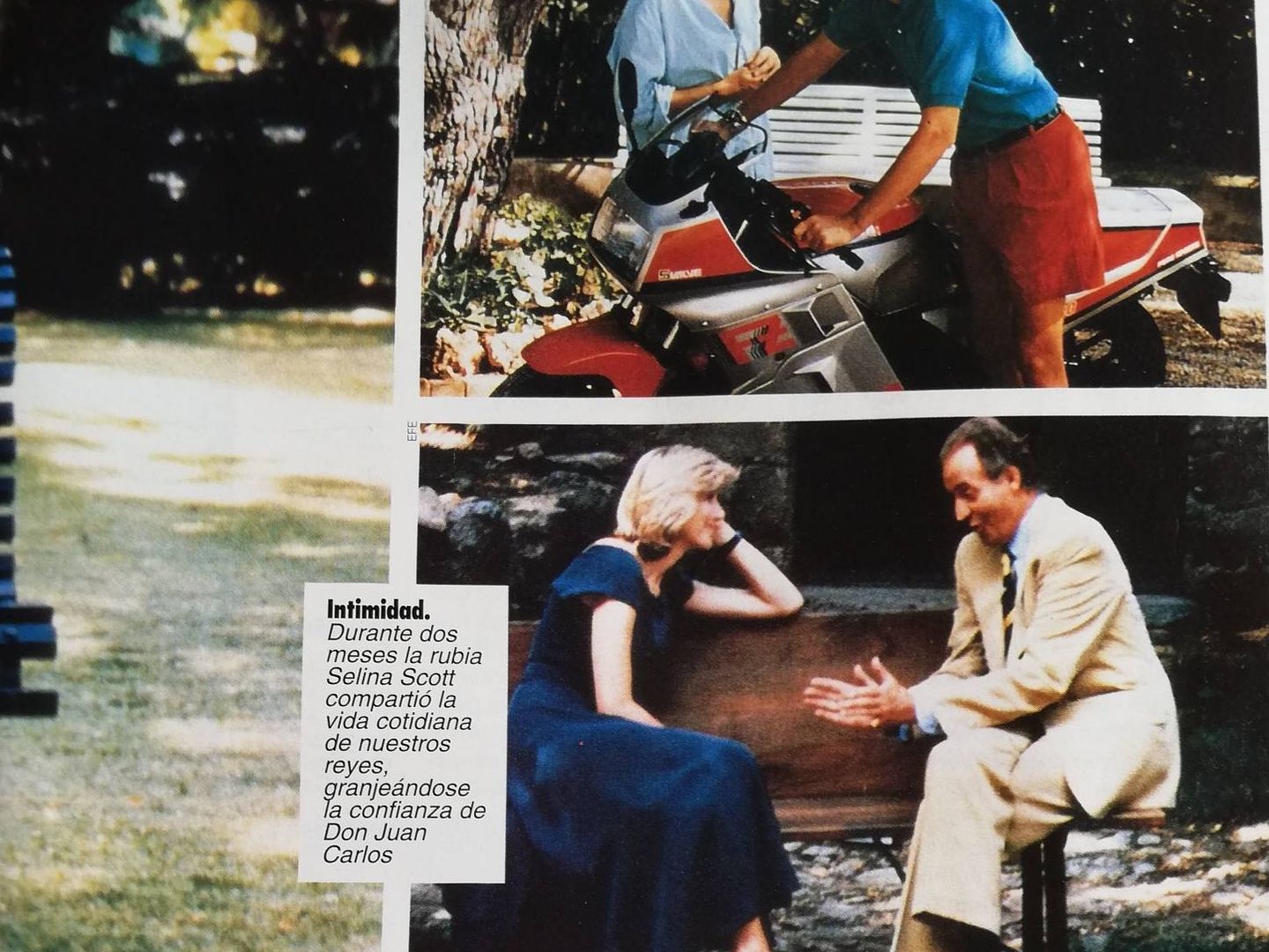  El rey Juan Carlos y Seline Scott, en imágenes del reportaje publicado por Paloma Barrientos.