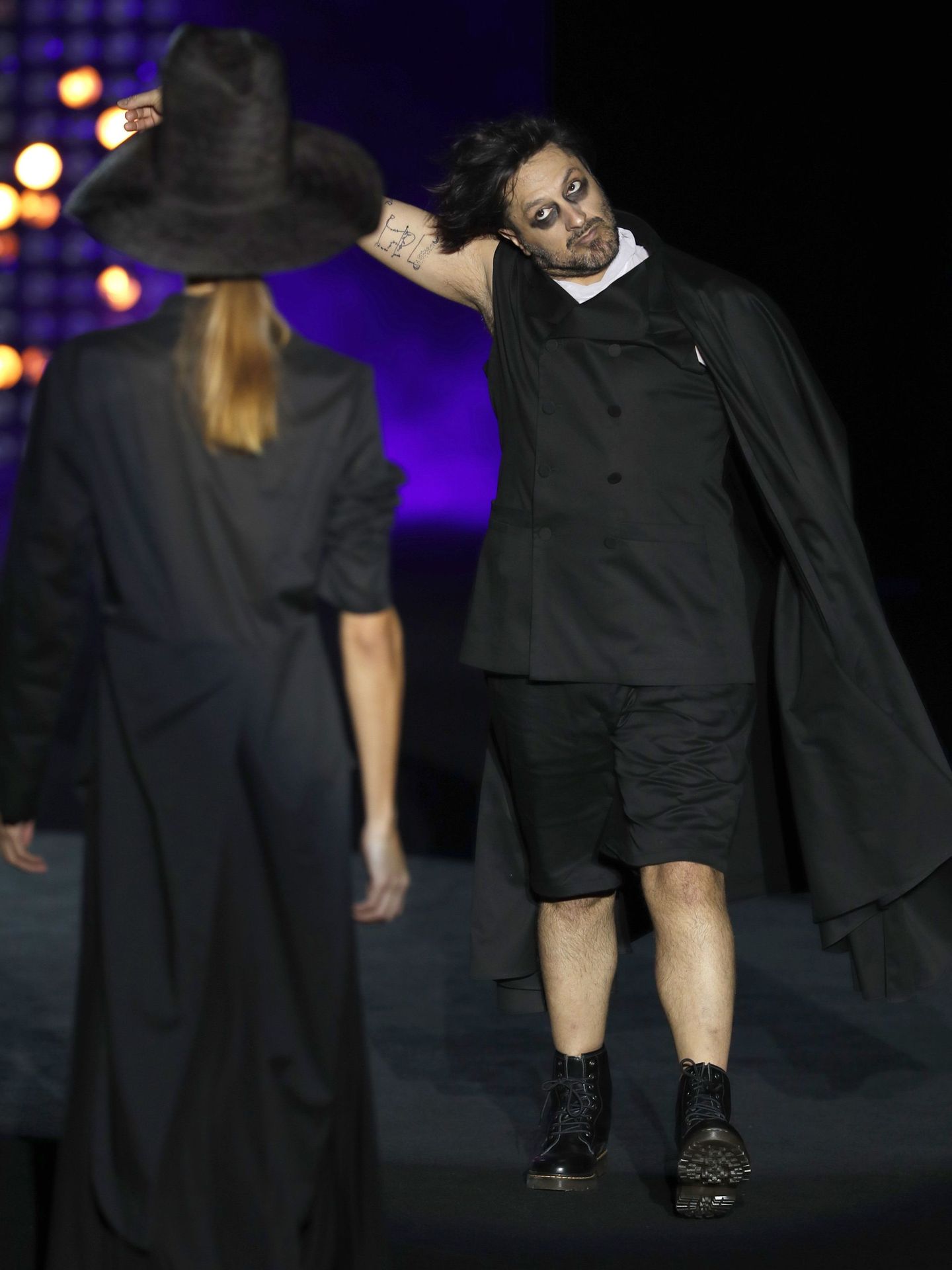 Rafael Amargo, en un desfile de moda. (EFE)