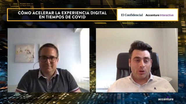 Luis Conde, 'digital factory product manager' de Iberdrola y Nacho Pindado, 'digital factory lead' para Iberdrola de Accenture Interactive.