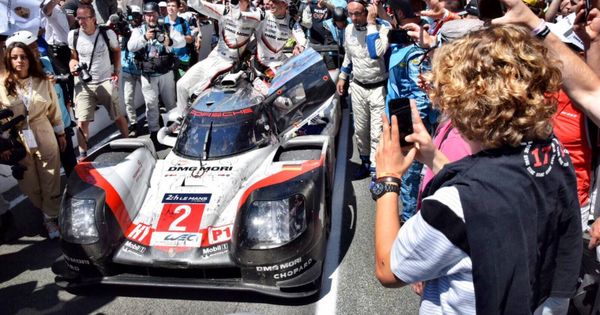 Foto: El coche ganador de las 24 Horas de Le Mans 2017 (Porsche LMP1 Team)