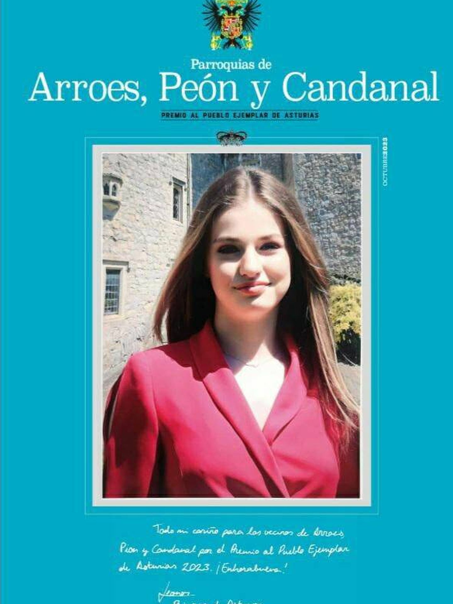 La princesa Leonor, portada de revista.