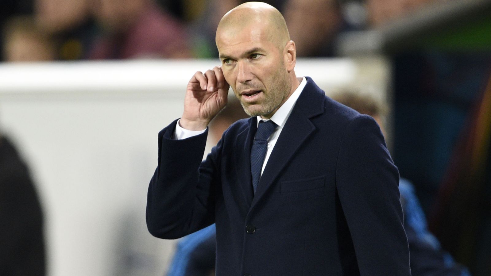 Foto: Zidane, durante el partido de cuartos de final contra el Wolfsburgo. (Reuters)