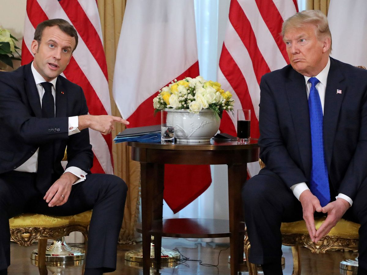 Foto: Macron y Trump. (Reuters)