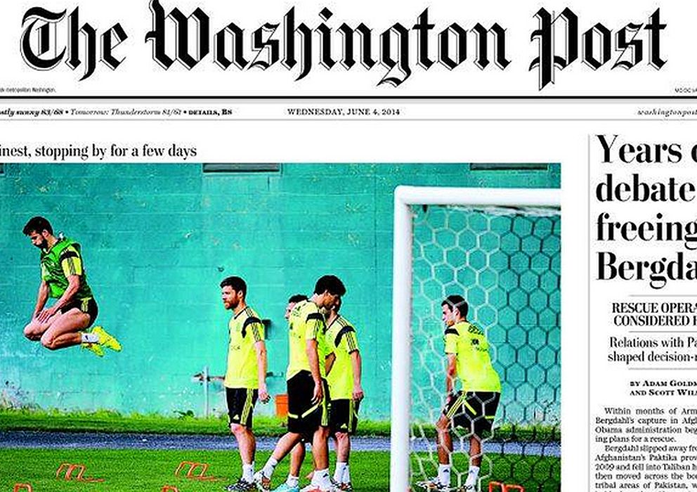 Foto: Portada del 'The Washington Post' de este martes.