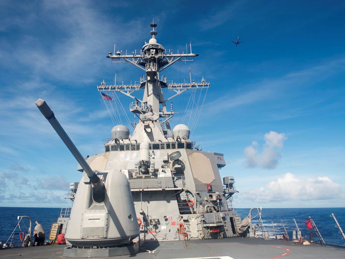 Foto: El destructor USS Benfold. (Reuters)