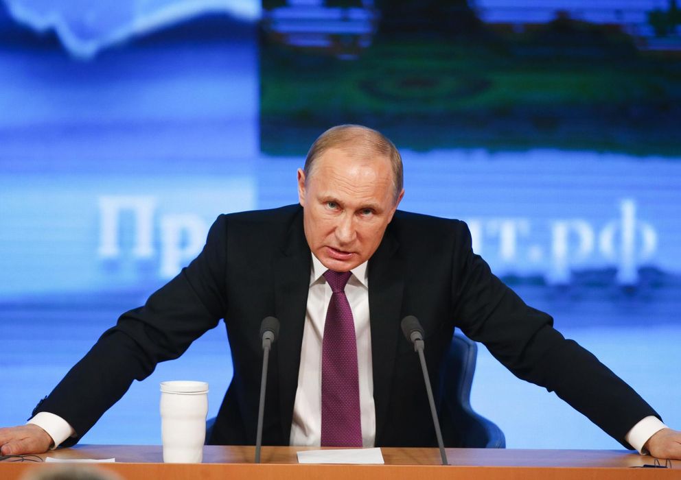 Foto: El presidente ruso, Vladimir Putin, durante su conferencia de prensa anual de fin de año en Moscú (Reuters).