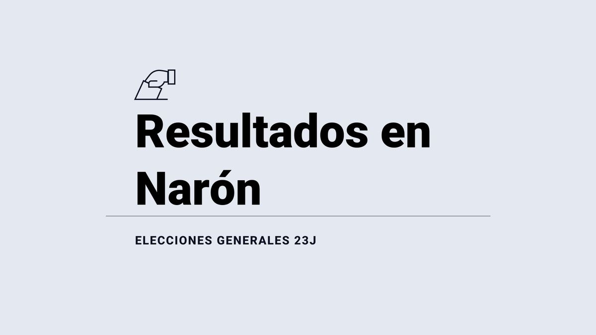 Resultados y escrutinio en Narón de las elecciones generales 2023, última hora: el PP, el partido más votado