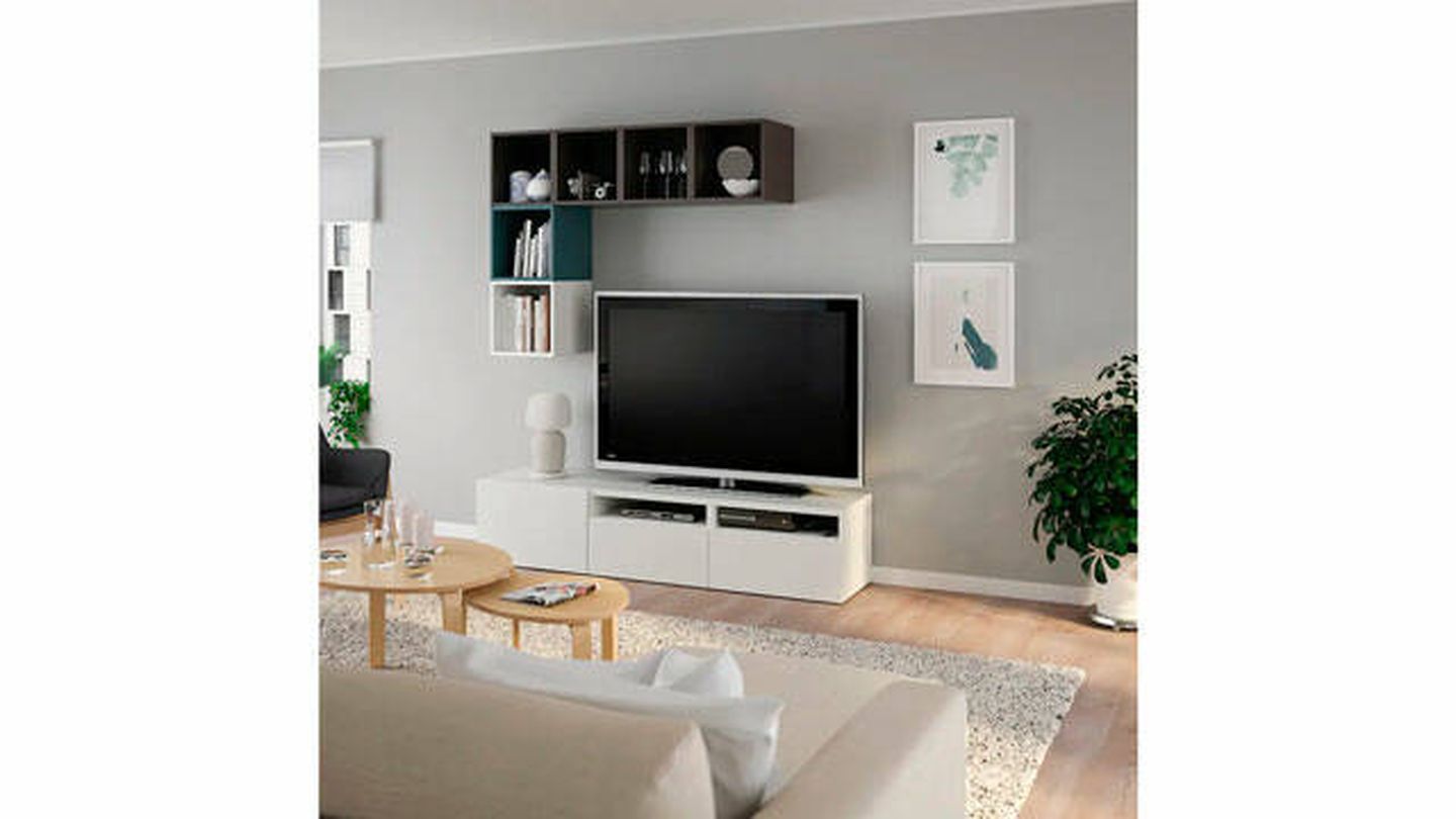 Mueble de televisión y armario