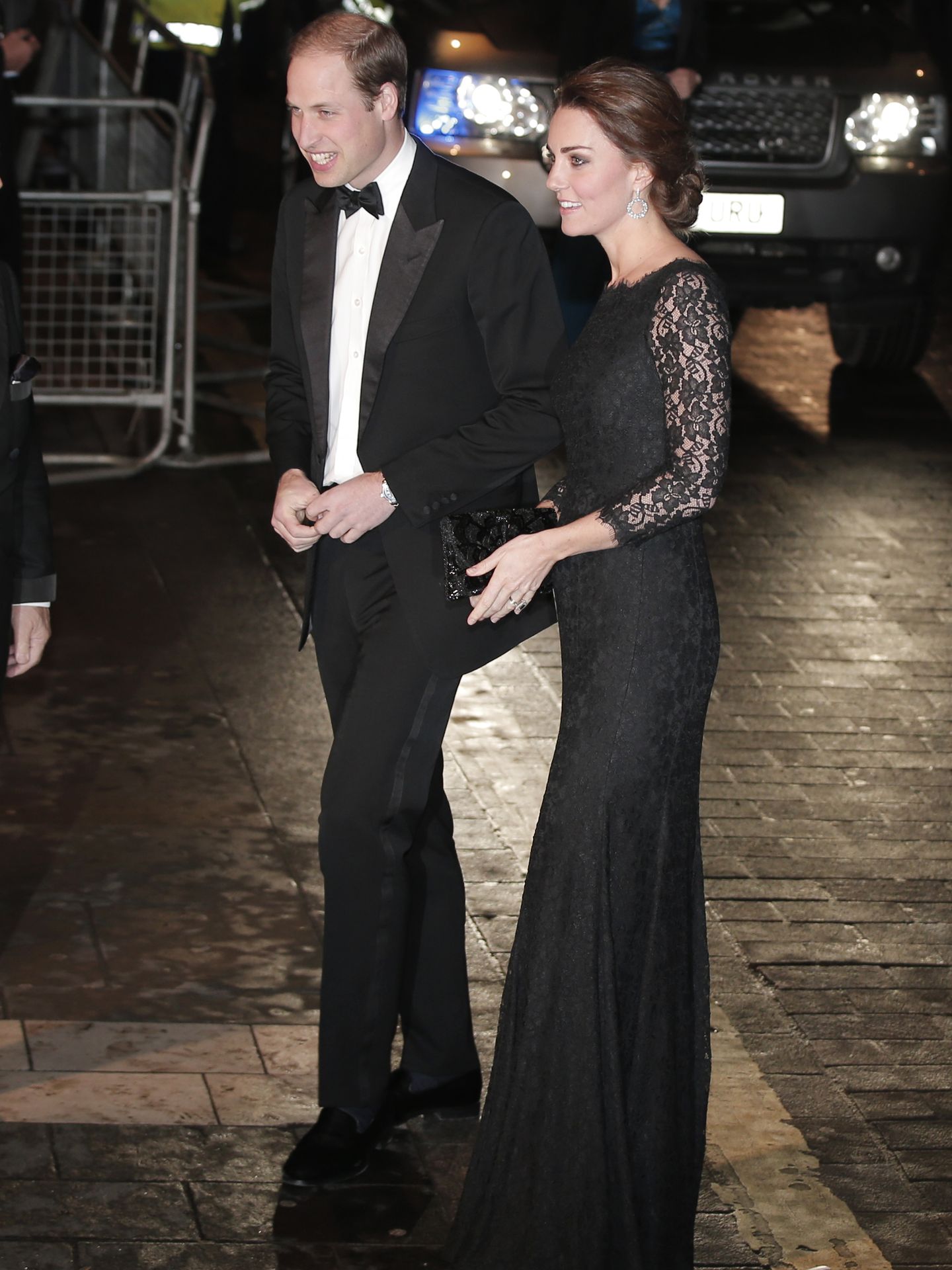 Los duques de Cambridge, en 2014 a su llegada al programa. (Reuters)
