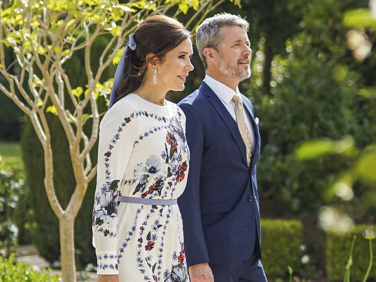 Foto: Federico y Mary de Dinamarca, en la boda de Hussein de Jordania. (RHC)