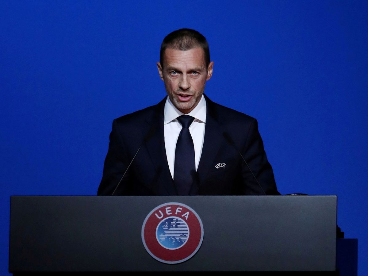 Foto: El presidente de la UEFA Aleksander Ceferin. (Reuters) 