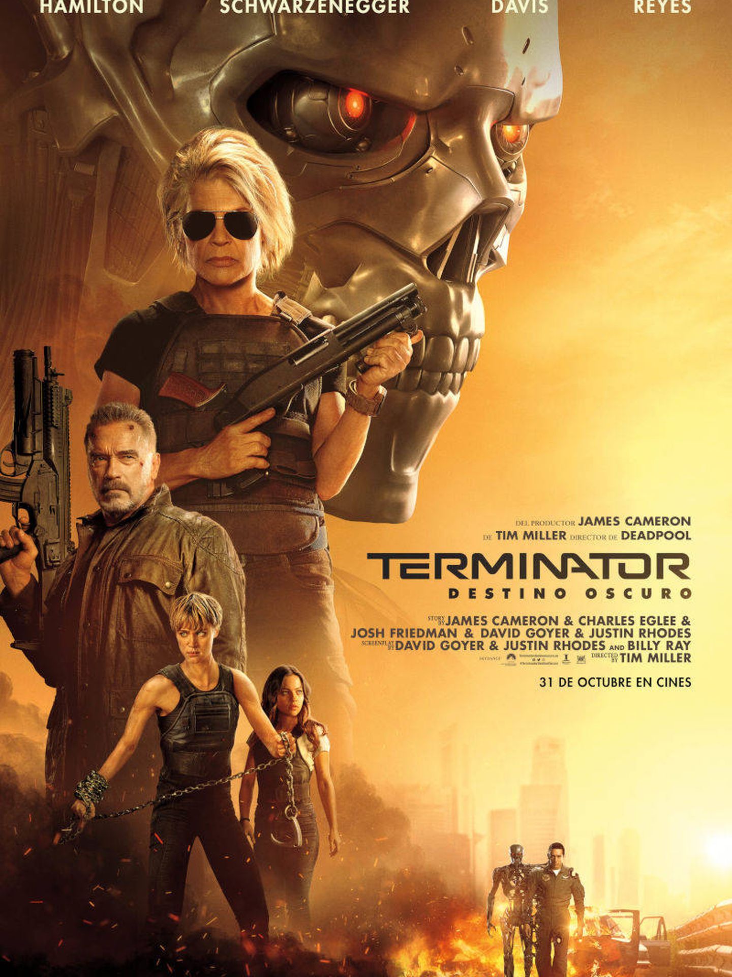 Cartel de 'Terminator: destino oscuro'.