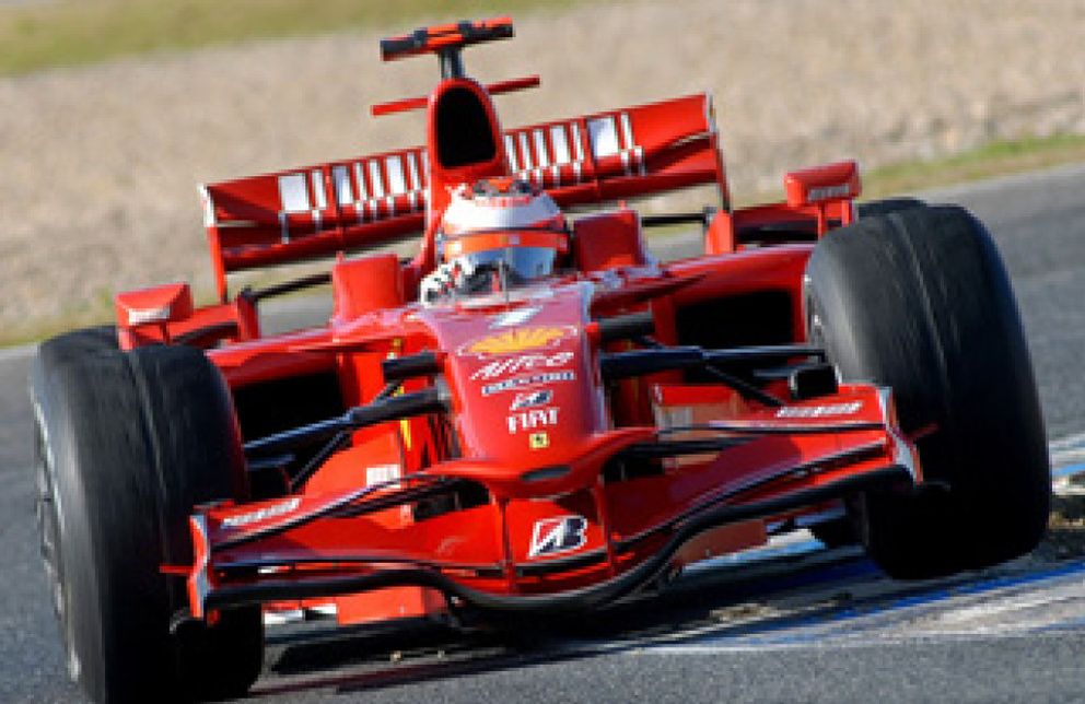 Foto: Ferrari dominó la primera jornada de pruebas en Jerez donde De la Rosa marcó el tercer mejor tiempo