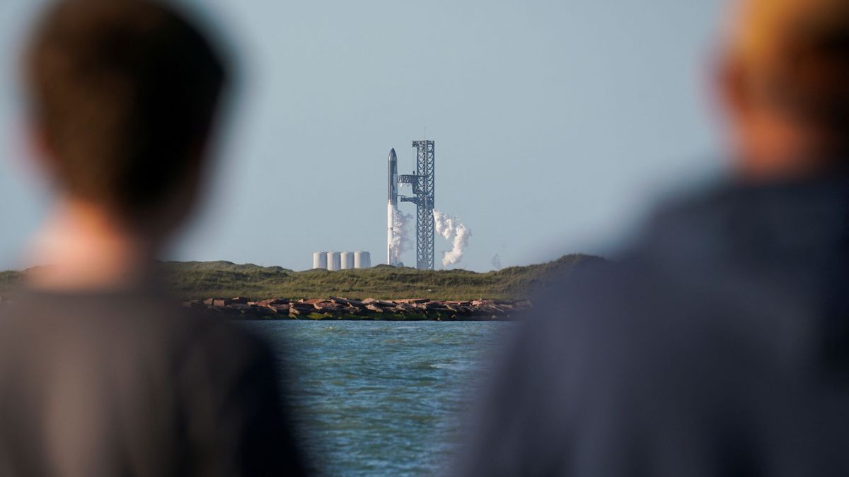 Un problema técnico impide el despegue del gran cohete de SpaceX desde Texas