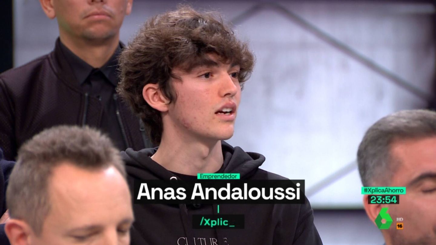 Anas Andaloussi, invitado en 'La Sexta Xplica'. (Atresmedia)