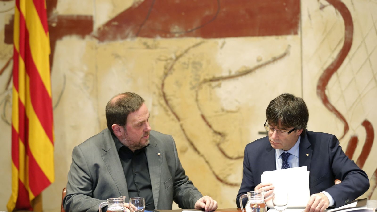 Foto: El presidente y vicepresidente de la Generalitat. (Efe)