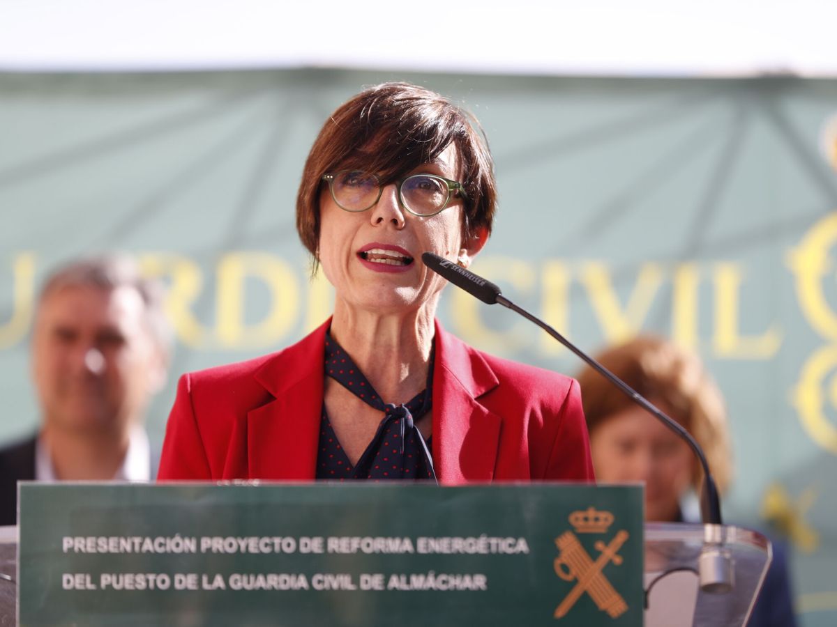 Foto: María Gámez, ex directora general de la Guardia Civil, en un acto en Málaga. (EFE/Daniel Pérez)