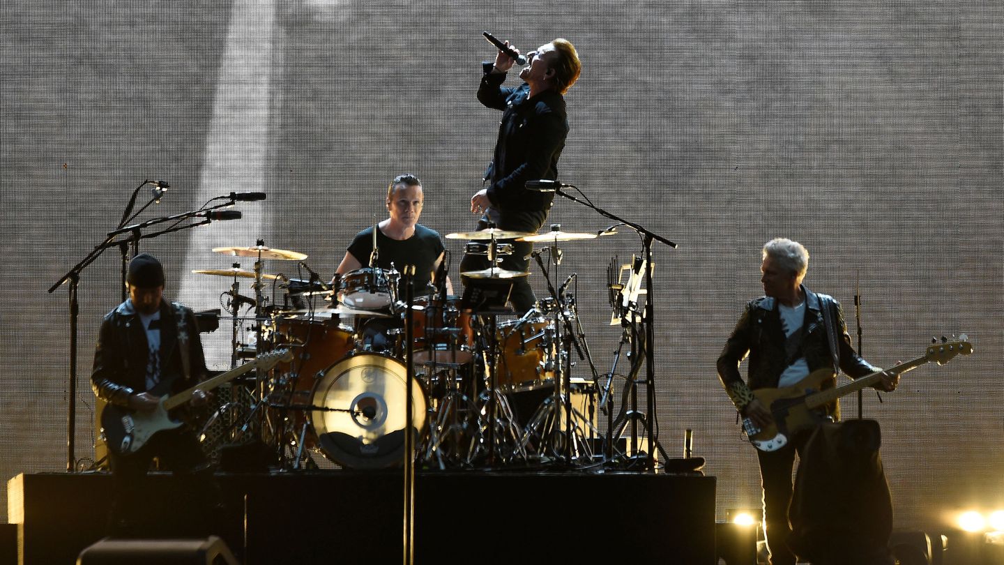 U2, en un momento de su gira del último año.
