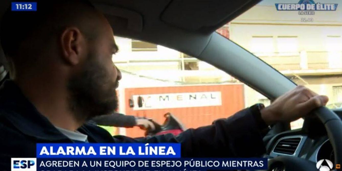 Reportero de 'Espejo público' agredido en Cádiz. 
