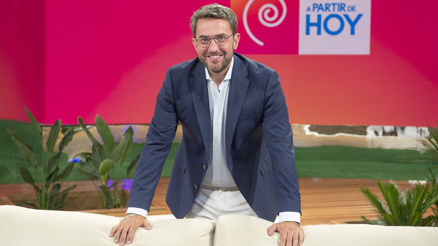 Máximo Huerta, en el programa 'A partir de hoy'. (RTVE)