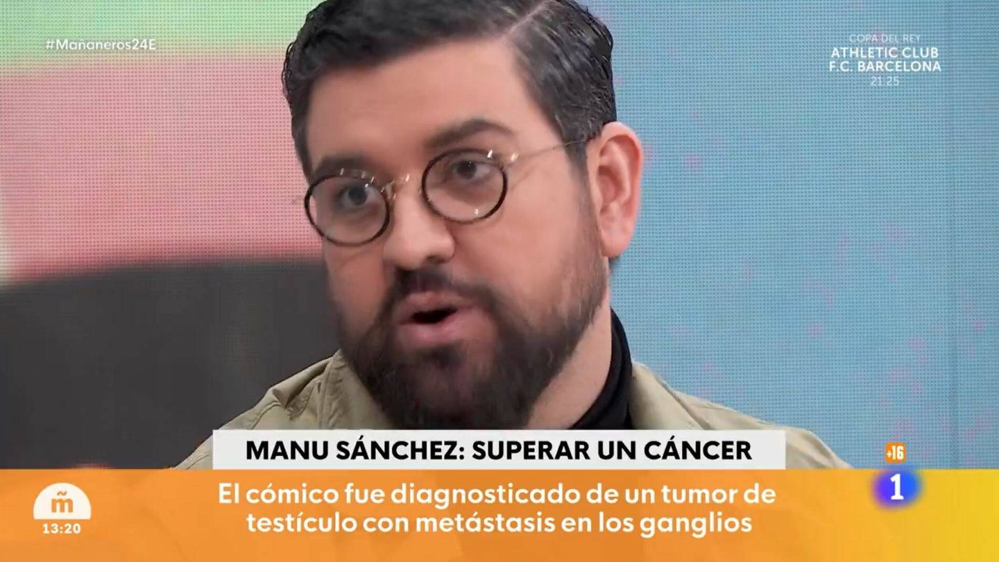 Manu Sánchez, en 'Mañaneros'. (TVE)