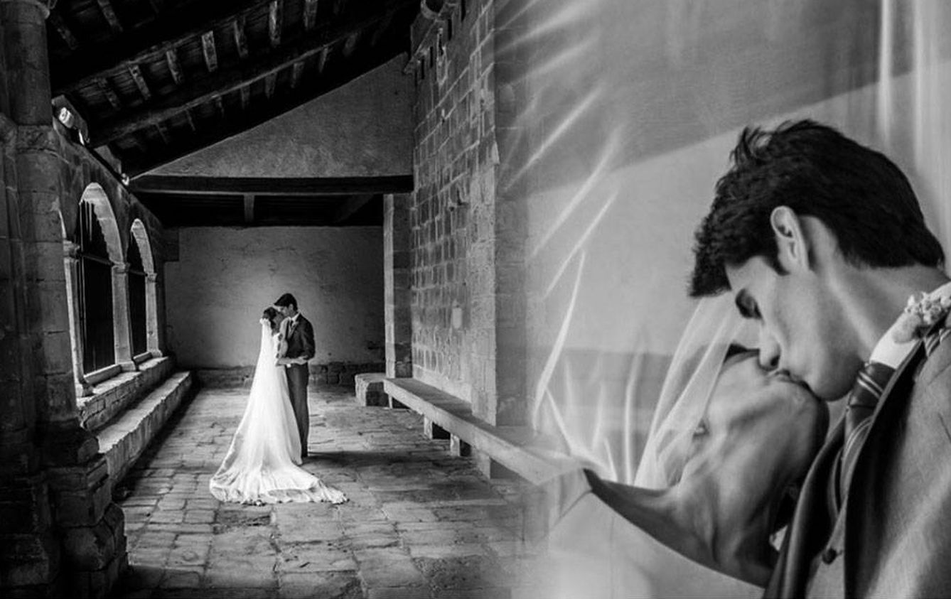 Foto: Raquel y Víctor Barrio el día de su boda (Instagram)