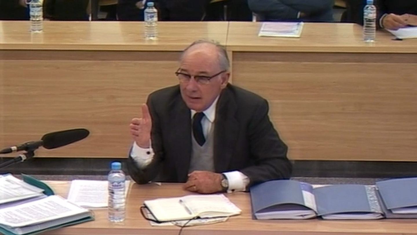 Rodrigo Rato, durante su declaración. (EFE