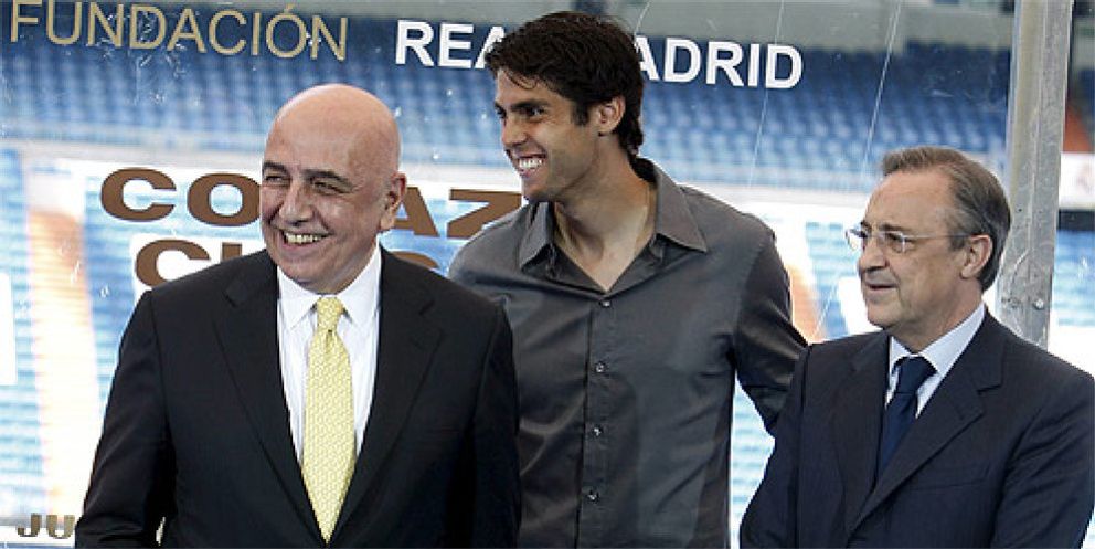 Foto: Putin y Abramovich pueden echar una mano a Florentino Pérez para vender a Kaká al Milan