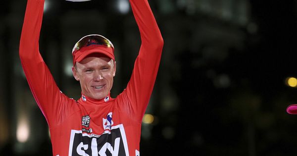 Foto: Froome ganó la Vuelta por primera vez. (EFE)