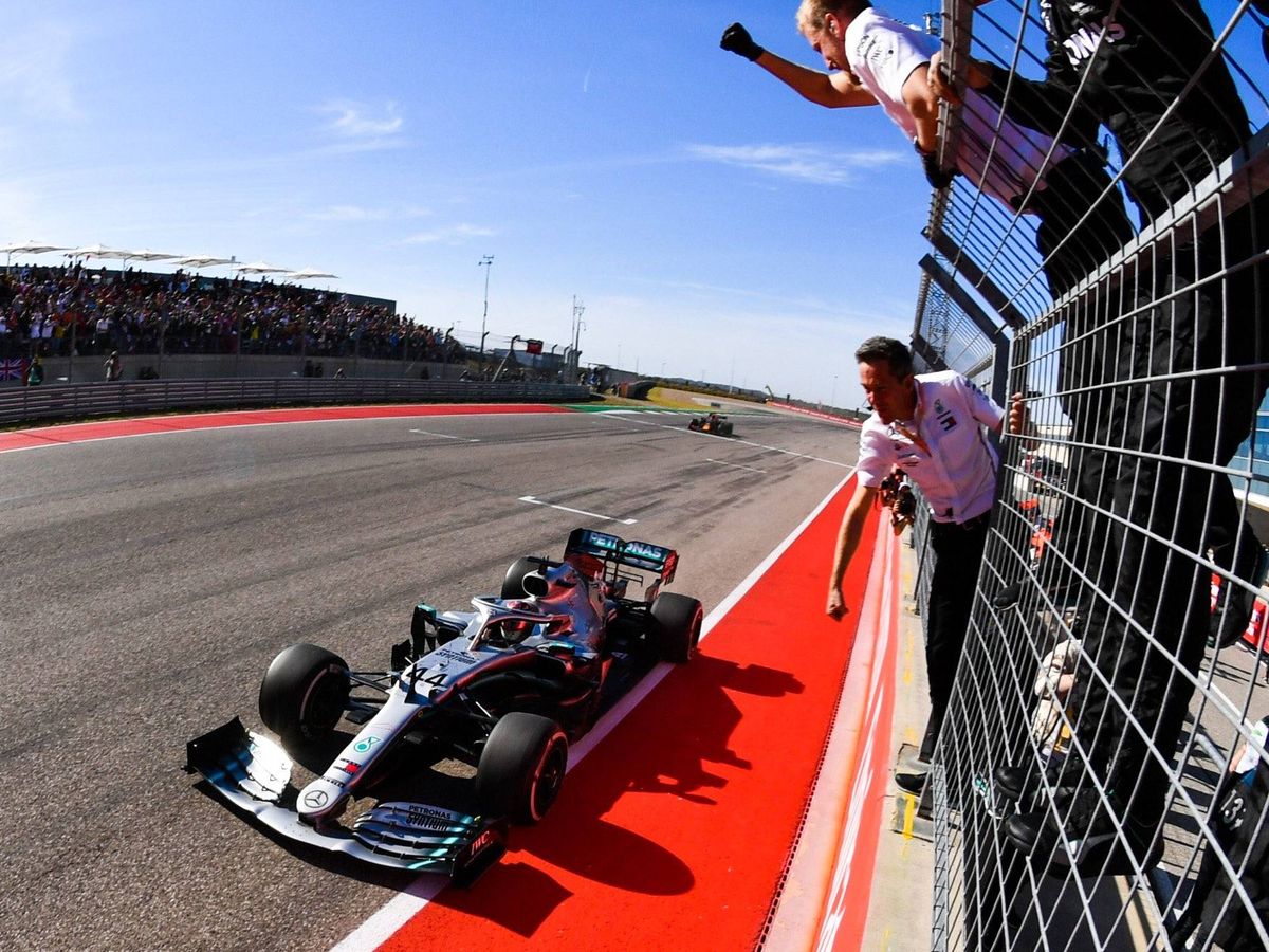 Foto: Lewis Hamilton se proclamó campéon del mundo en Estados Unidos. (Mercedes)