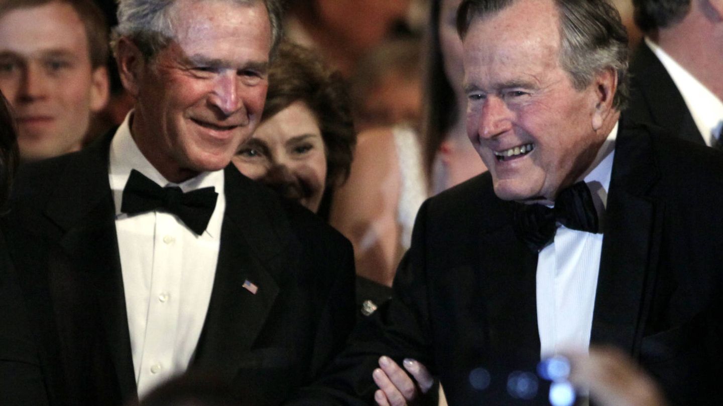 George Bush padre e hijo en una imagen de archivo (Gtres)