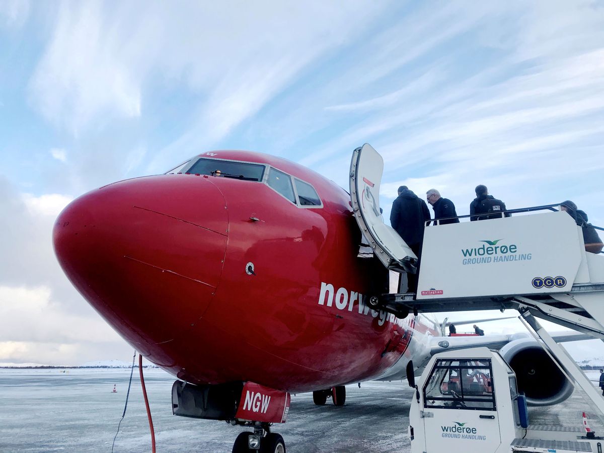 Foto: Avión de Norwegian.