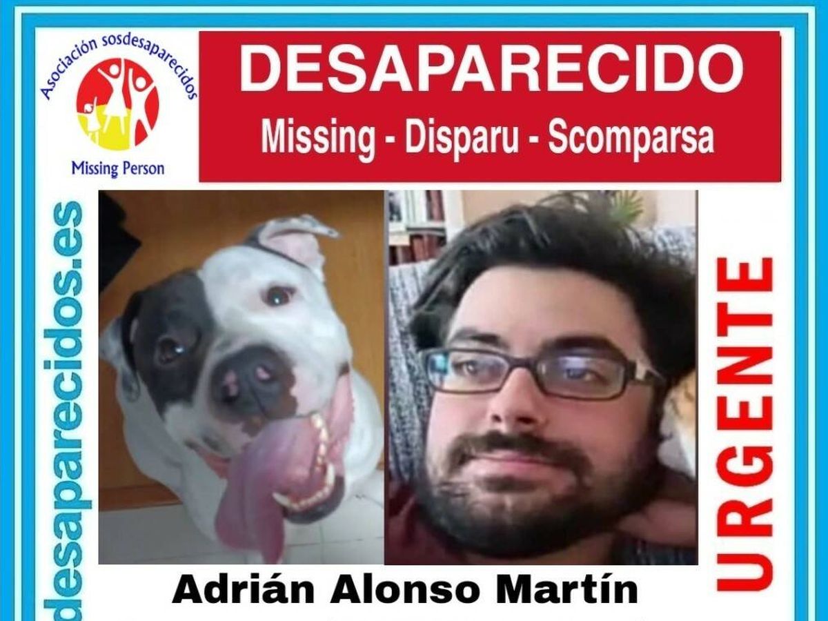 Foto: Adrián Alonso, desapareció en Torrejón de Ardoz. Fuente: Sos Desaparecidos